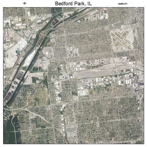 Aerial Photography Map Of Bedford Park Il Illinois