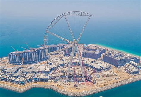 Worlds Largest Ferris Wheel Crosses Halfway Mark In Dubai Hotelier