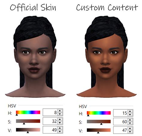 How To Make Customs Skin Tone Sims Intrajes