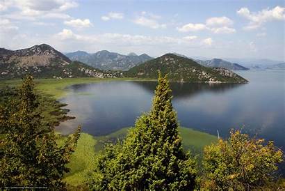 Montenegro Lake Nature Skadar Landscape Mountains Skadarsko