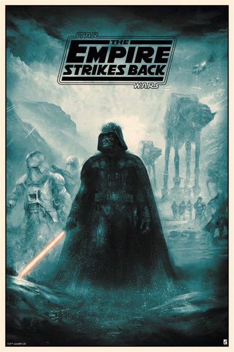 Star Wars The Empire Strikes Back Poster By Karl Fitzgerald Rstarwars