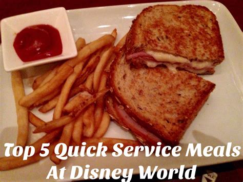 Top 5 Quick Service Meals At Disneyworld Disney Parks Addict