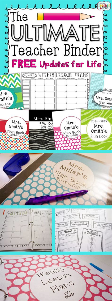 Looking for an all in one printbale activity binder for your preschooler? Editable Teacher Binder | Print & Digital Planner | Digital Stickers | 2021-2022 | Teacher ...