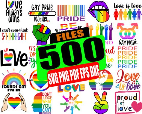 LGBT Quotes SVG Bundle Gay Pride SVG Files Lesbian Svg Etsy India
