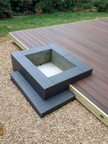 Top 50 Best Deck Fire Pit Ideas Wood Safe Designs