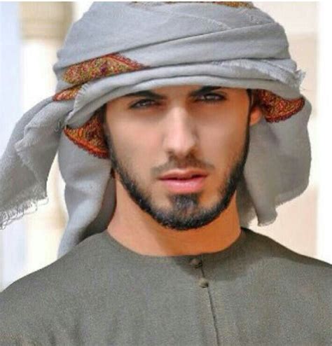 handsome arab man with stylish beard