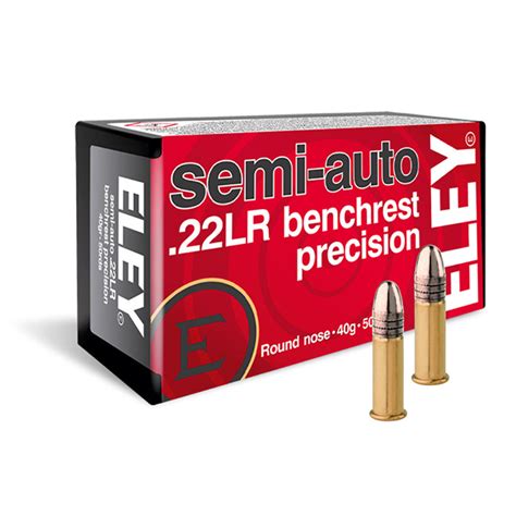 Eley 22 Lr Semi Auto Benchrest Precision Ammunition