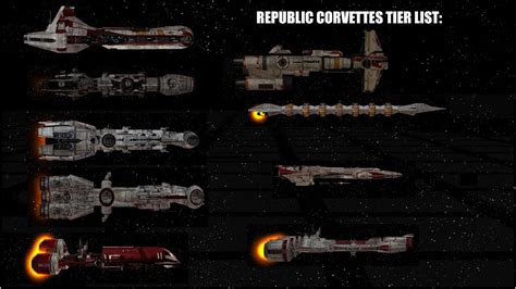 Star Wars Republic Corvettes Tier List Clonewars YouTube