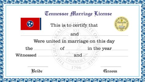 Tennessee Marriage License License Lookup