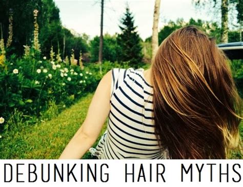 College Gloss 6 Popular Hair Myths Debunked