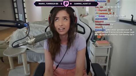 Pokimane Thicc Moments With Cat