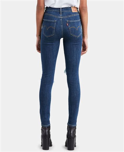 Levis Womens 721 High Rise Skinny Jeans And Reviews Jeans Juniors