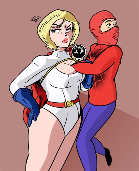 Post 4513959 Crossover Dc Marvel Meme Poggers Power Girl Slugman Spider Man Superman Series