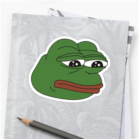 Pepe Sticker By Bendeano Redbubble