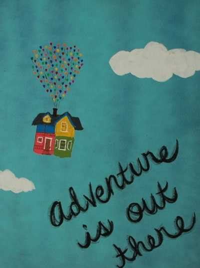 Short Adventure Quote Print Adventure Is Out There