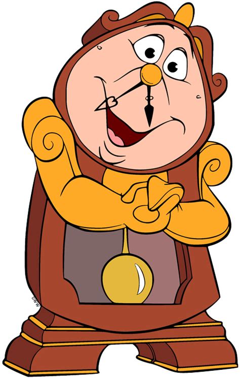 Lumiere and Cogsworth Clip Art | Disney Clip Art Galore