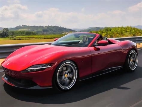 ¿habrá Un Ferrari Roma Spider Probablemente No Pero Su Diseño Sería