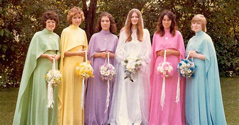 46 Hilarious Vintage Bridesmaid Dresses That Didnt Stand The Test Of