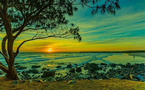 1280x800 Beautiful Beach Sunset 1280x800 Resolution Wallpaper, HD Nature 4K Wallpapers, Images 