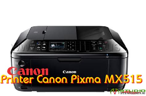 Multifonction compact et sans fil. Cara Reset Printer Canon Pixma MX515 (Waste Ink Tank/Pad ...