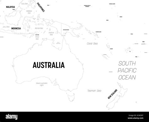 Oceania Map Fotograf As E Im Genes De Alta Resoluci N Alamy