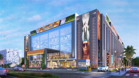 Top High Rise 3d Visualization Services Shopping Mall Architecture