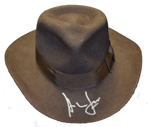 Harrison Ford Signed Official Indiana Jones Hat Fedora Autograph Proof