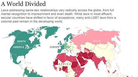Map Shows Where Being Lgbt Can Be Punishable By Law