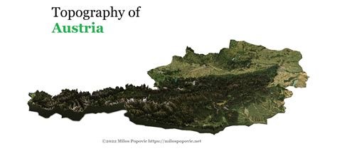 Milos Popovic On Twitter I Created Topographic Maps Of Several