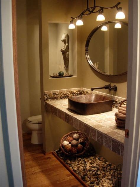 Romantic bathroom idea for small bathroom. Spa Powder Room | Spa inspired bathroom, Spa bathroom ...