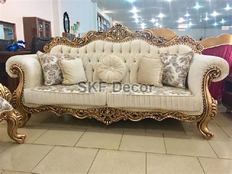 Teak Wood Maharaja Sofa Set Inr 30000inr 2 Lakh Set By Skf Decor