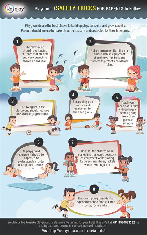 Playground Safety Tricks For Parents To Follow Infographics Replay