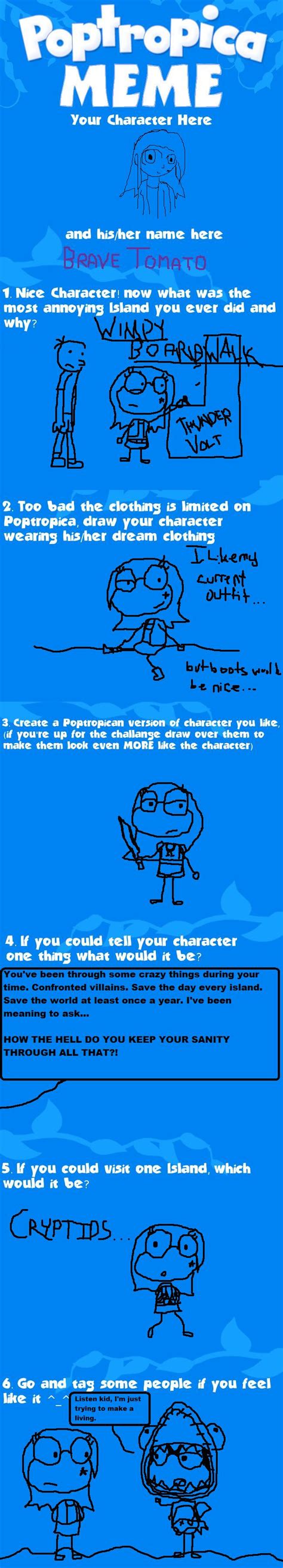 Poptropica Meme Redone By 1313cookie On Deviantart
