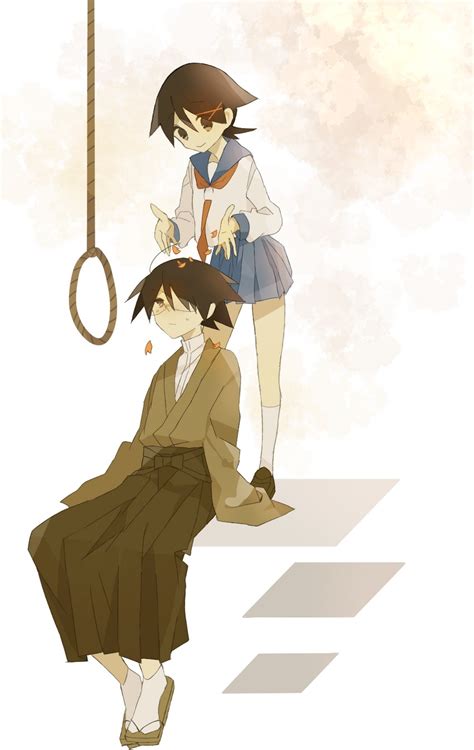 Itoshiki Nozomu And Fuura Kafuka Sayonara Zetsubou Sensei Drawn By