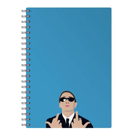 Middle Finger Eminem Notebook Fun Cases