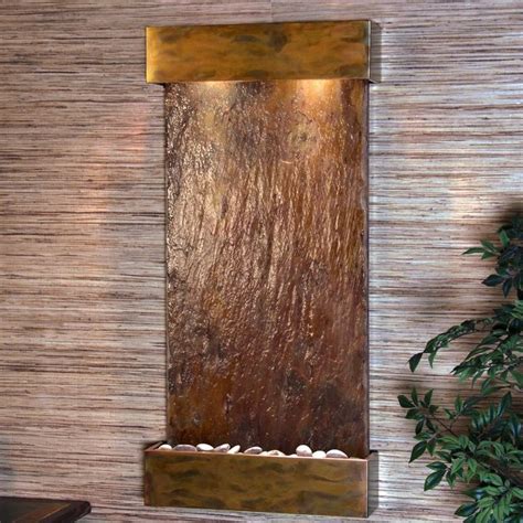 You will find relaxation with a floor fountain, which is a delightful addition to offices, foyers, and. Whispering Creek Acrylic Wall Fountain with Light | Wall fountain, Diy water fountain, Indoor ...