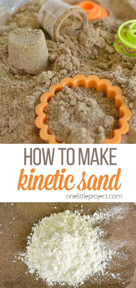 How To Make Kinetic Sand Recipe Make Kinetic Sand Kinetic Sand