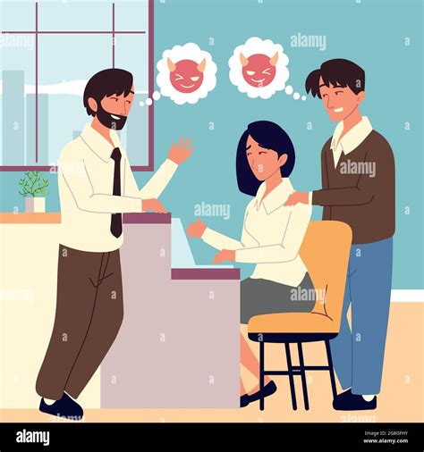 Workplace Harassment People Stock Vector Image And Art Alamy