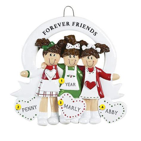 Friends Forever Ornament Three Callisters Christmas