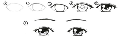 Standard printable step by step. JohnnyBro's How To Draw Manga: Drawing Manga Eyes (Part II)