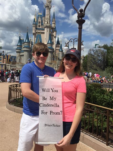 Magic Kingdom Park Disney Prom Cute Prom Proposals Asking To Prom