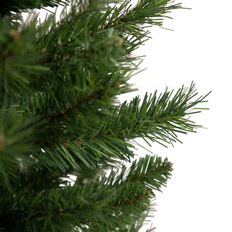 4 Potted Virginia Pine Walkway Slim Artificial Christmas Tree Unlit