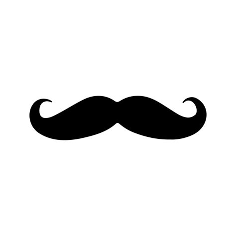 Mustache Clipart Stencil Mustache Stencil Transparent Free For