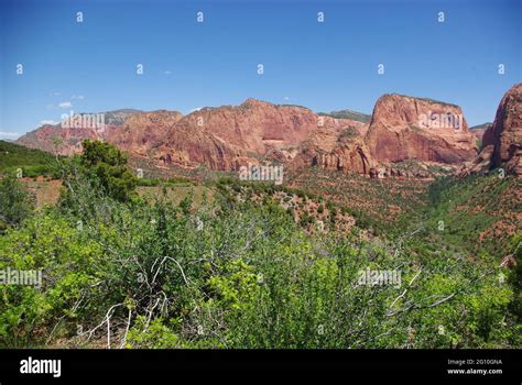Kolob Canyons Zion National Park Utah Usa Stock Photo Alamy