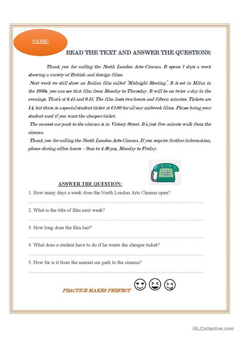 Reading And Answer The Questions Gen English Esl Worksheets Pdf And Doc