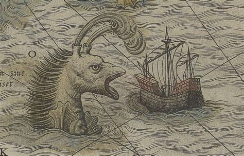 7 Sea Monster Drawings That Spiced Up Old Timey Maps Azula Sea