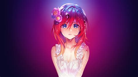 Anime Red Girl Wallpapers Wallpaper Cave