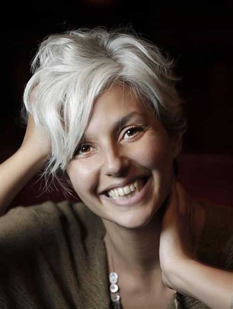 A longer pixie provides femininity and less maintenance, because a regular trim isn't as necessary as with a shorter cut. Very Stylish Short Haircuts for Women Over 50 | Short ...
