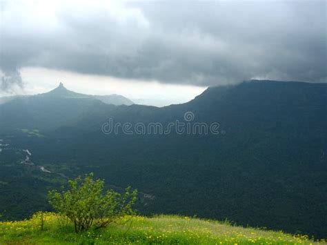 Monsoon Clouds Over Mountains Stock Photo Image Of Outside Tropical