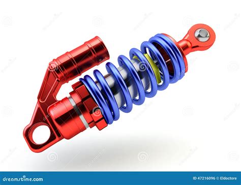 Sport Gas Shock Absorbers Isolated Stock Illustration Illustration Of